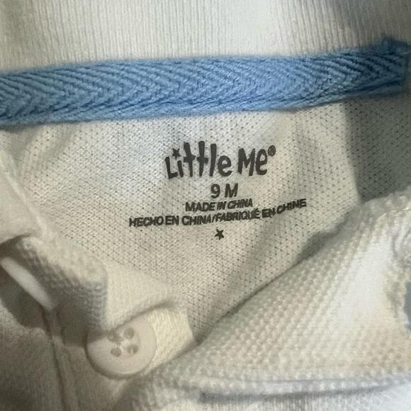 Baby Boy's Sailboat 2-Piece Polo & Striped Romper Set Sz 9M - Picture 11 of 12